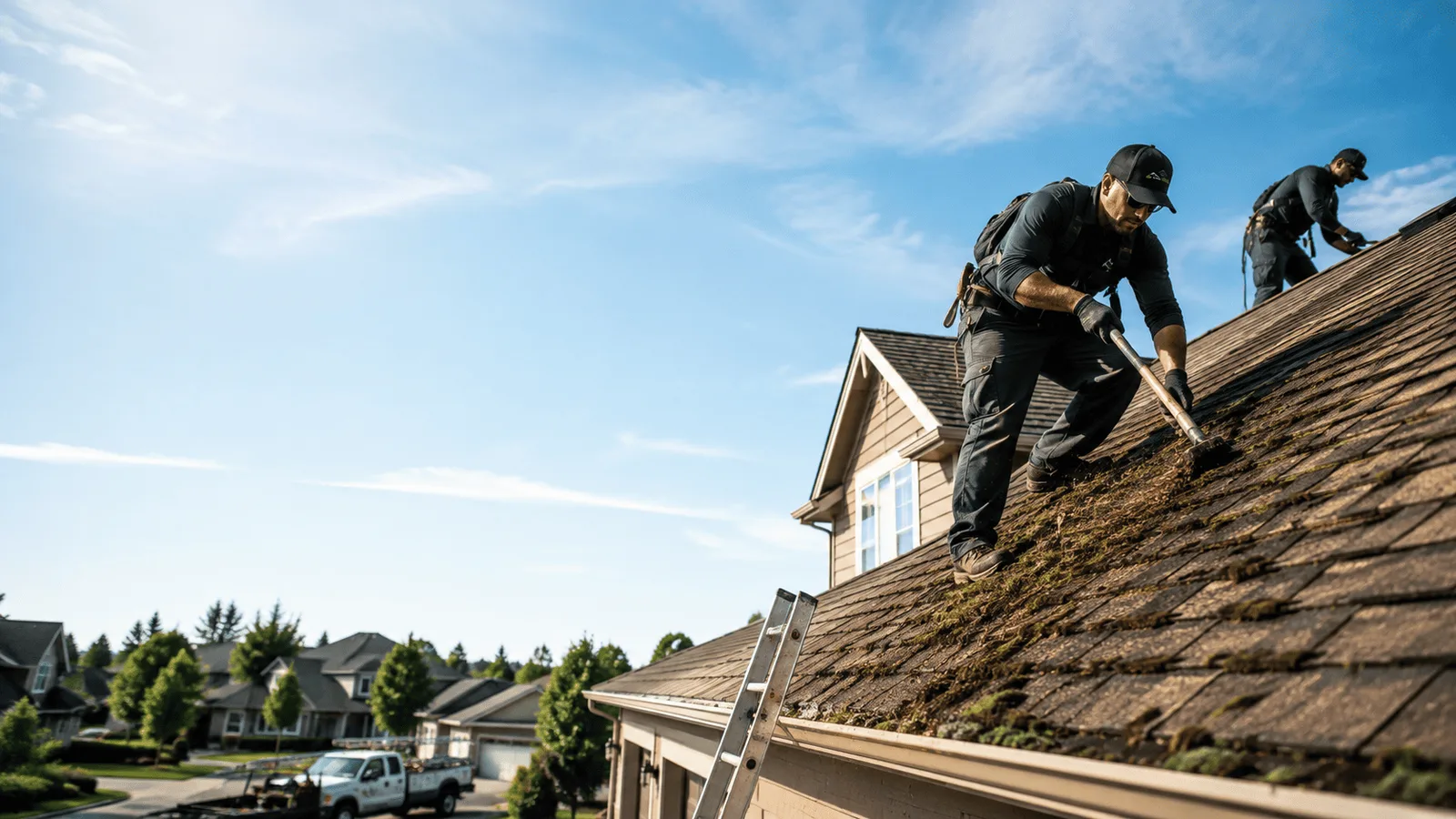 Roof Moss Removal in Worthington, KY near me